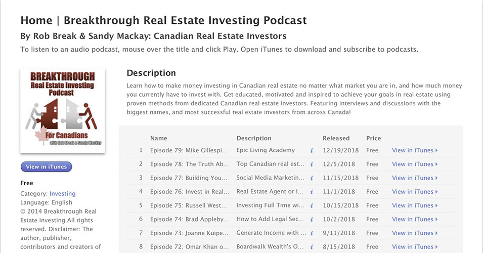 image - breakthrough real estate investing podcast