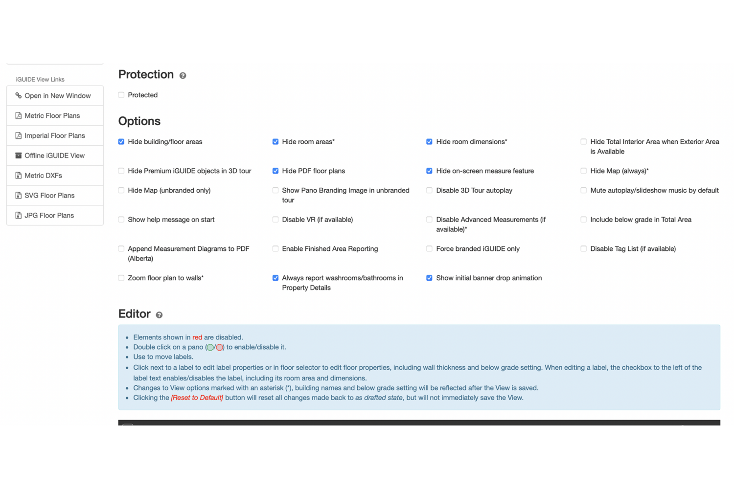 Create views for each unique purpose or user.