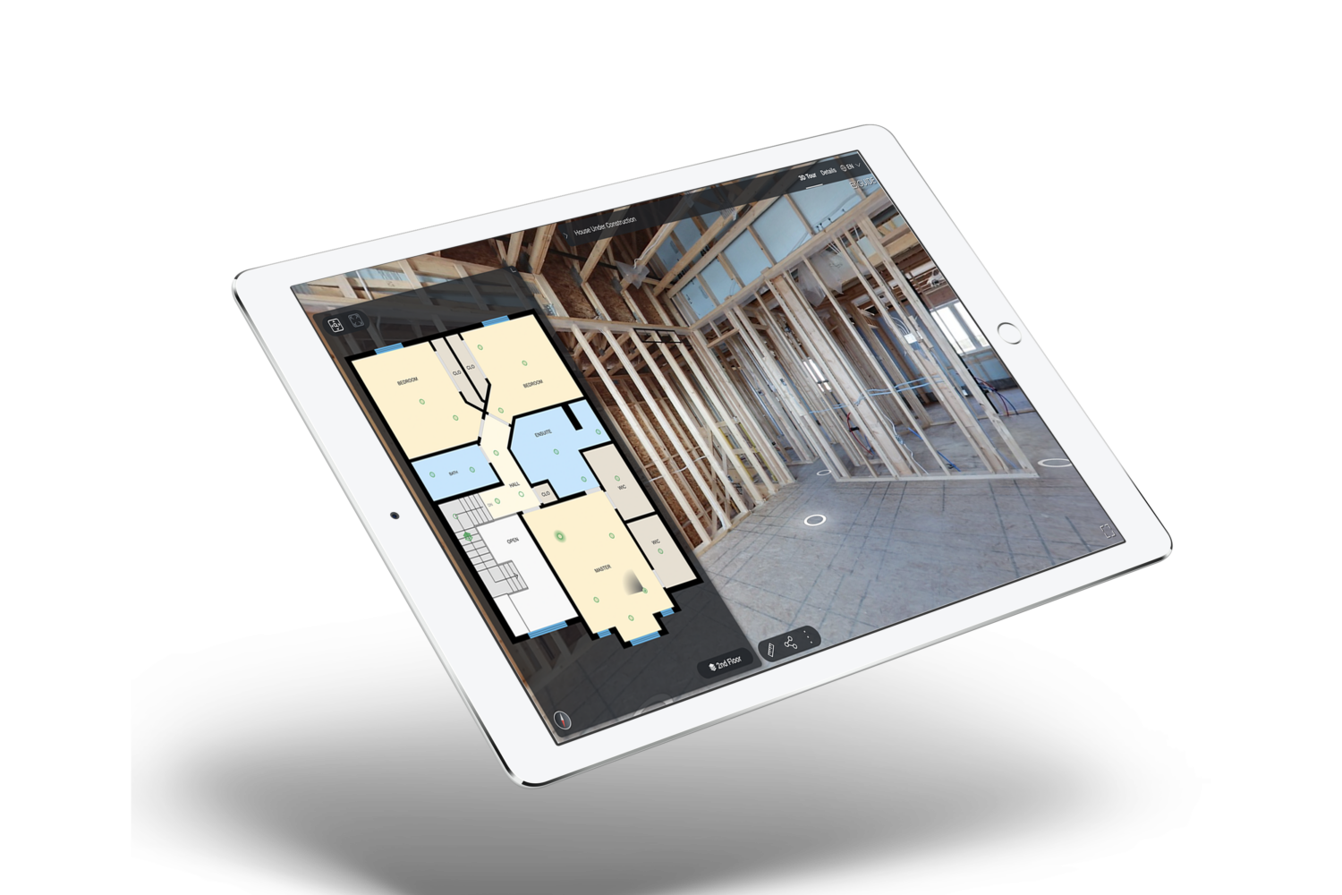 Virtual tour of construction progress